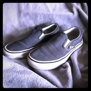 Vans Classic Slip-On, Gray, size 6.5